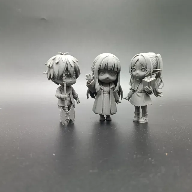 Beyond Journey's End – Chibi Frieren, Fern & Stark — Фото 6 из 8