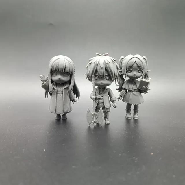 Beyond Journey's End – Chibi Frieren, Fern & Stark — Фото 3 из 8