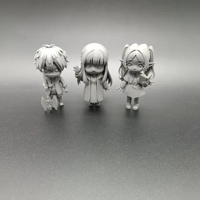 Beyond Journey's End – Chibi Frieren, Fern & Stark — Фото 7 из 8
