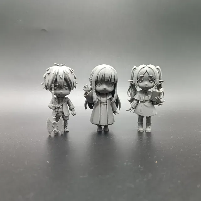 Beyond Journey's End – Chibi Frieren, Fern & Stark — Фото 8 из 8
