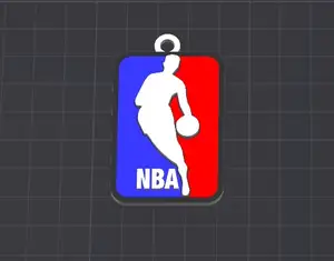nba keychain /necklace charm (free for commercial)