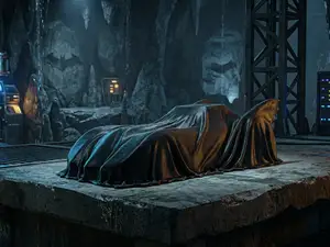 Sleeping 1989 Batmobile