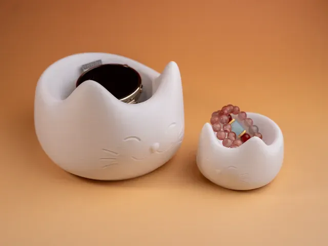 猫猫收纳盒（可放置戒指，挂件，手表，钥匙等）