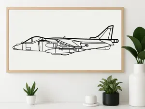 Harrier GR7 (Silhouette)