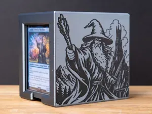 LOTR Gandalf MTG Commander Deck Box 115 Dbl Sleeve