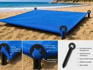 Beach Towel Anchor Stake