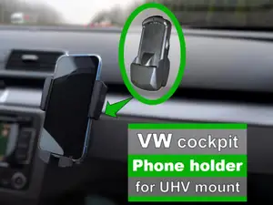 VW smartphone holder UHV preparation | Handyhalter
