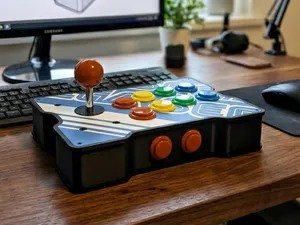 Sega Themed 10 Button Arcade Stick Case