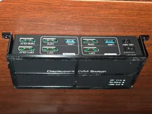 2x2 KVM Switch Under-Desk Mount (ATLAHET/Amazon)
