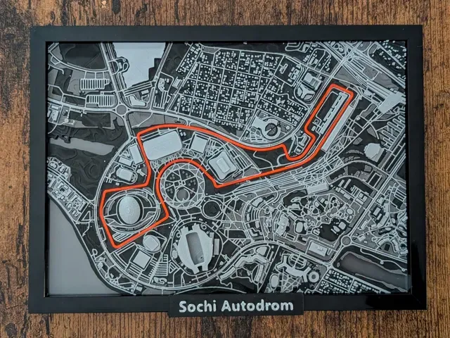 Sochi Autodrom 3D Miniature — Image 4 of 15