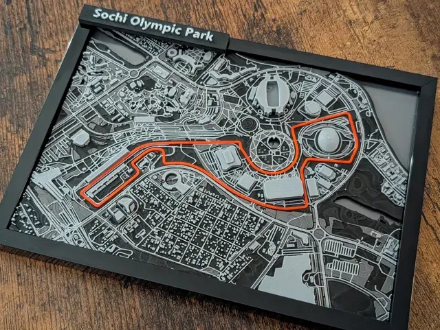 Sochi Autodrom 3D Miniature — Image 5 of 15