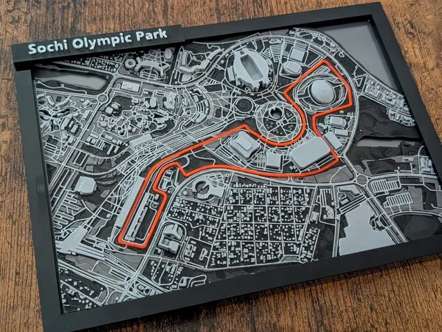 Sochi Autodrom 3D Miniature — Image 6 of 15