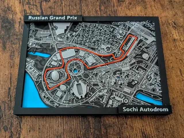 Sochi Autodrom 3D Miniature — Image 11 of 15
