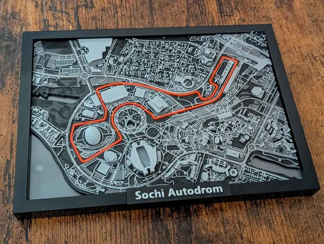 Sochi Autodrom 3D Miniature — Image 8 of 15