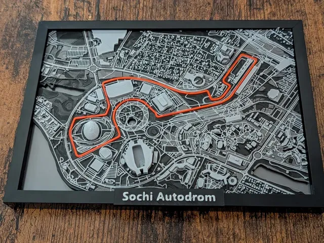 Sochi Autodrom 3D Miniature — Image 3 of 15