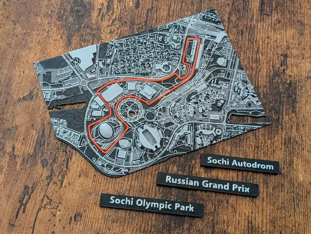 Sochi Autodrom 3D Miniature — Image 2 of 15