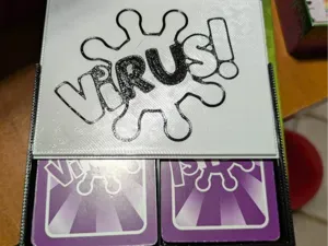 Virus! Card Box - Scatola con Coperchio Scorrevole