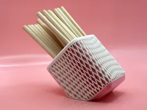 Slant Pencil Holder by Pork3D.com