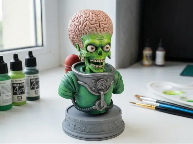 Mars Attacks! – Martian Soldier Bust