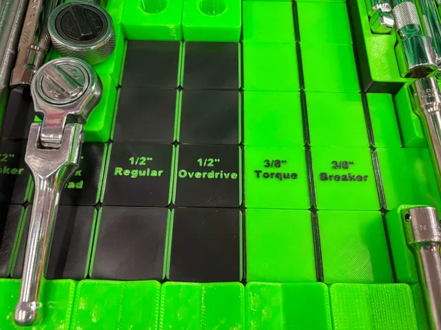 Gridfinity Universal Ratchet Holders with Magnets — Image 4 of 4