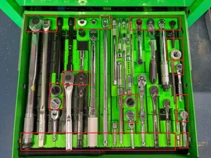 Gridfinity Universal Ratchet Holders with Magnets