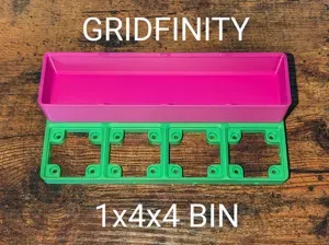 Gridfinity 1x4x4 Stackable