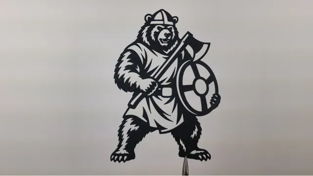 Viking Bear Warrior Wall Art — Фото 2 из 3