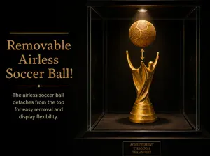 World Cup Trophy (Removable Airless Soccer Ball)