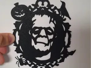 Frankenstein’s Frame – Haunted Halloween Portrait