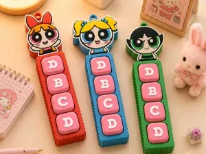 Powerpuff Girls Switch Tray keychain + Clicker