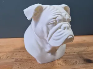 English Bulldog Bust