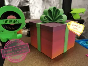 Christmas Puzzle Gift Box V1