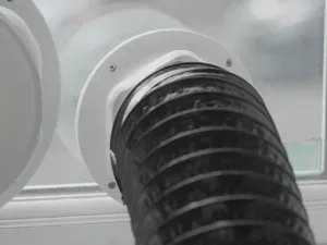 100mm Vent Hose Pass-Through Connector