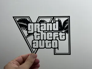GTA VI logo - decorazione da parete