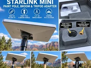 Starlink Mini Paint Pole, Broom & Tripod Snap-In