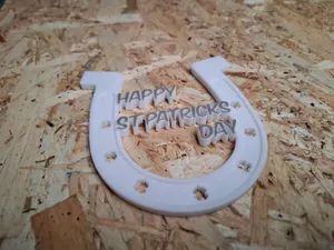St Patrick's Day Luck Horseshoe