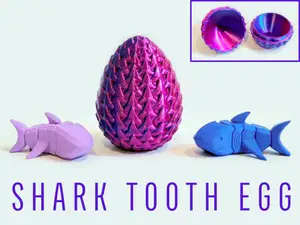 Shark Tooth Egg | Dragon Egg Style Capsule
