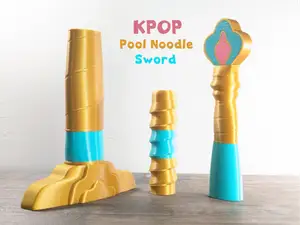 KPOP Kid Size Pool Noodle Sword (Holes ~19 & 25mm)