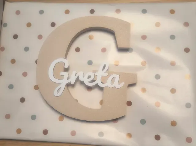 Namensschild Greta