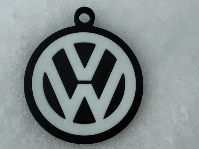VW volkswagen logo on key, key ring