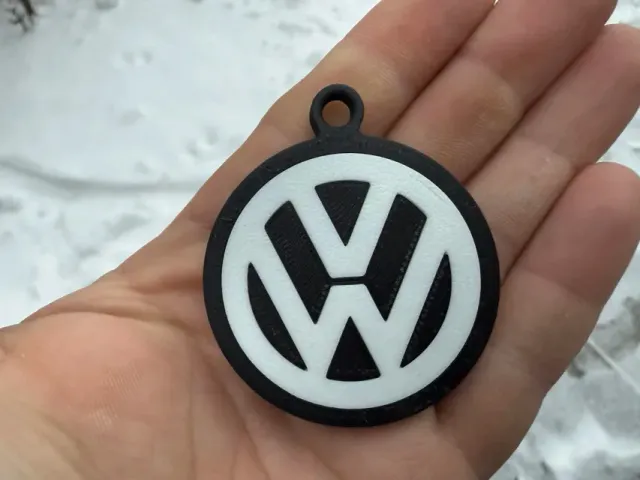 VW volkswagen logo on key, key ring — Фото 3 из 5