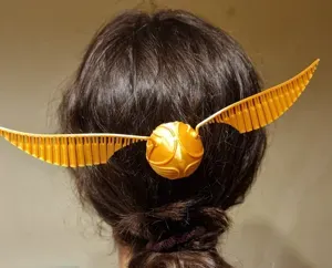 Harry Potter Snitch hair scrunchie hair clip