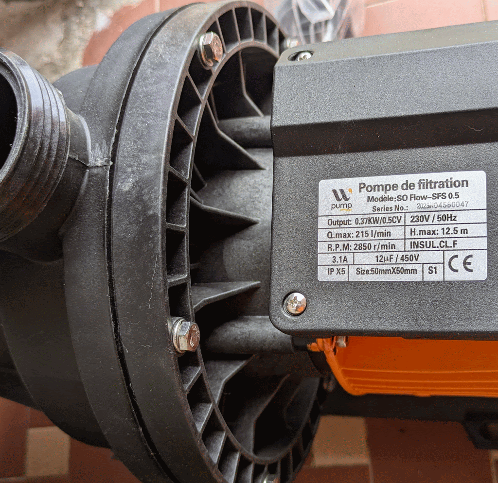 Adattatore Pompa SQ Flow-SFS Tubi Intex-Bestway