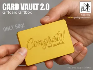 Card Vault 2.0 - Giftcard Puzzle Giftbox