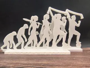 Evolution to Soccer / Football Fan - Decor