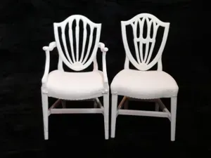 Miniature Shield-back Dining Chairs