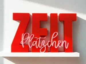 00105 Schriftzug Plätzchenzeit