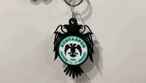 Konyaspor Logo Keychain – 3D Ready Multi Color
