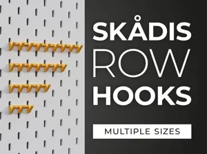 IKEA Skadis row of hooks