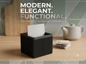 Modern and Stylish Rubbish Bin for Used Tea Bags